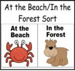 I Went to the Beach Sequencing Story