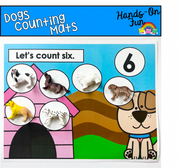 Dogs Counting Mats