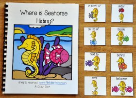 "Where is Seahorse Hiding?" Adapted Book