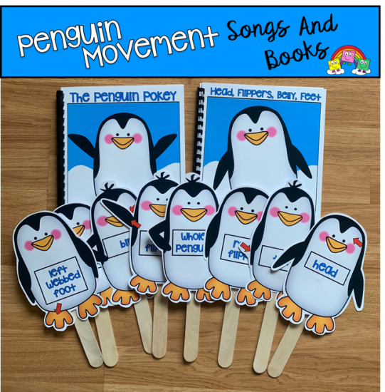 Penguin Themed Movement Books