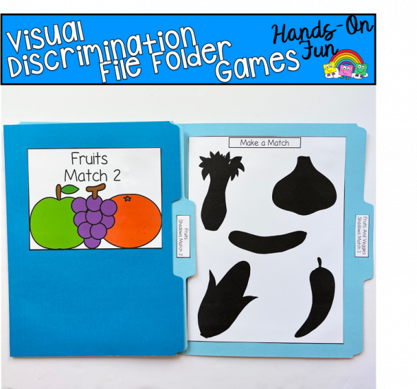 Visual Discrimination File Folder Games II