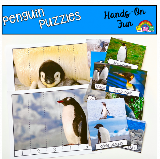 Penguin Puzzles (W/Real Photos)