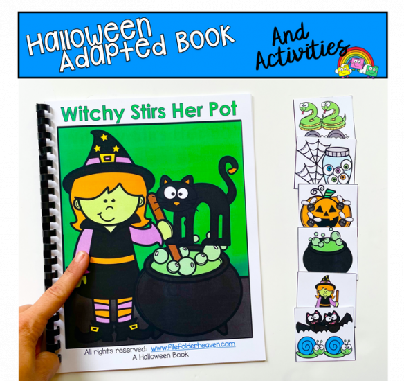\"Witchy Stirs Her Pot\" Halloween Adapted Book And Activities