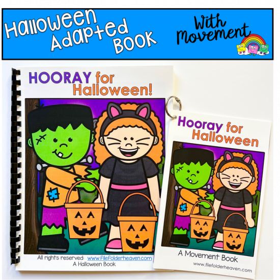 Halloween Adapted Book: Hooray For Halloween!