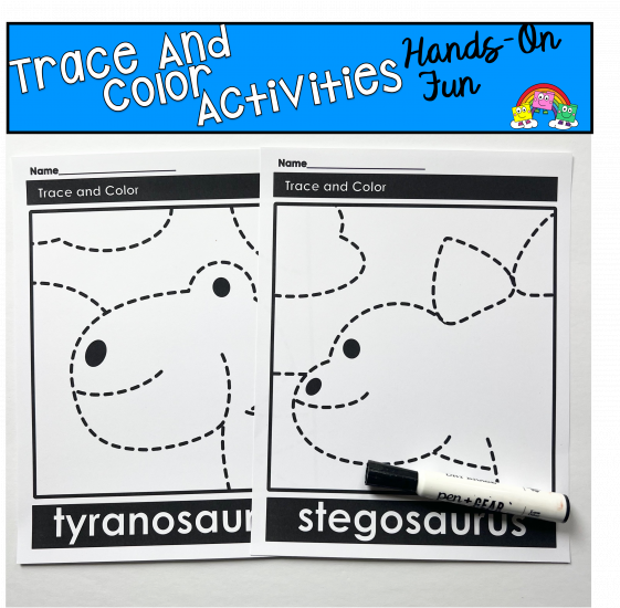 Dinosaur Tracing Activities