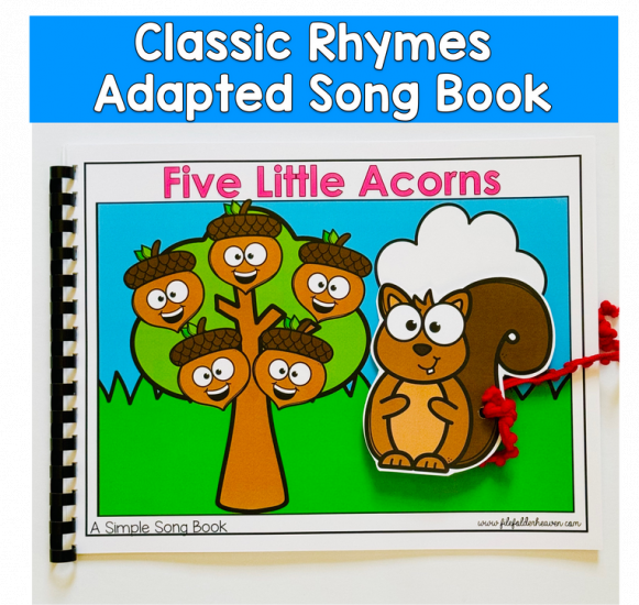 Five Little Acorns Adapted Song Book For Circle Time