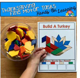 Thanksgiving Fine Motor Tasks