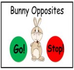 Bunny Opposites File Folder Game