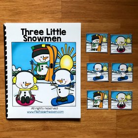 Winter Adapted Book: "Three Little Snowmen"