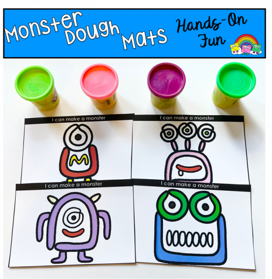 Monster Play Dough Activities