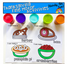 Thanksgiving Play Dough Activities