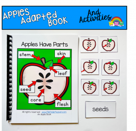 Apples Have Parts Adapted Book and Vocabulary Activities