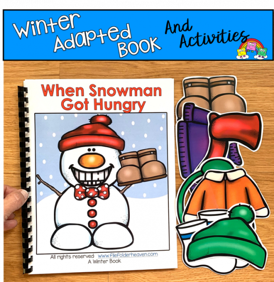 \"When Snowman Got Hungry\" Adapted Book And Activities