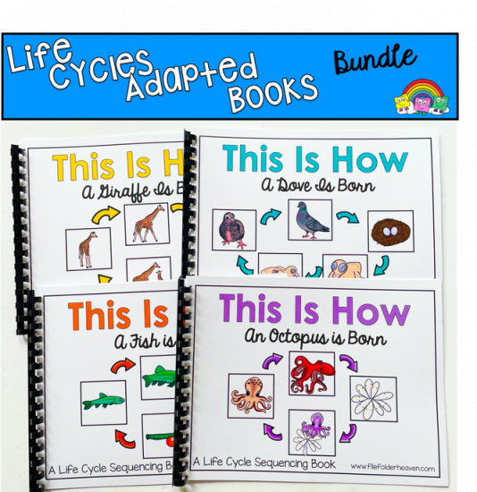 Life Cycles Adapted Books Bundle