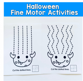Monster Cutting And Tracing Activities