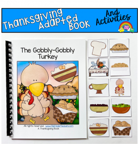 The Gobbly Gobbly Turkey Adapted Book and Vocabulary Activities