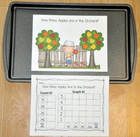 "How Many Apples Are In the Orchard?" Intro to Graphing Activity