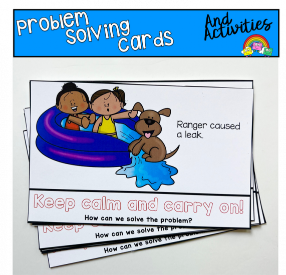 Think And Chat Cards For Solving Problems