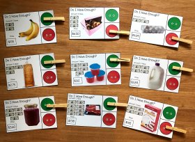 Grocery Store Task Cards (w/Real Photos)
