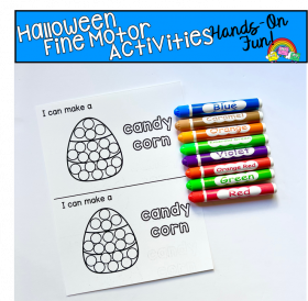 Halloween Fine Motor Dot Markers Activities