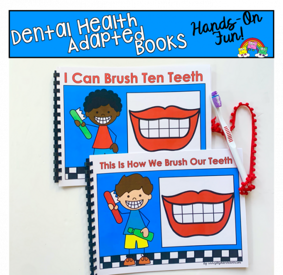 Dental Health Adapted Books