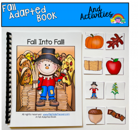 Fall Into Fall Adapted Book and Vocabulary Activities