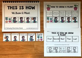 Sequencing Adapted Book: "How to Grow a Plant"