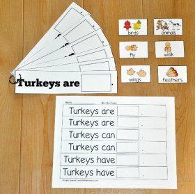 "Turkeys Are, Turkeys Can, Turkeys Have" Flipstrips