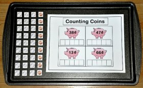 Counting Coins Cookie Sheet Activity 1