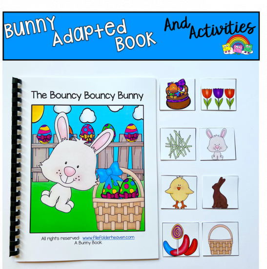 Bouncy Bouncy Bunny Complete Adapted Books Unit