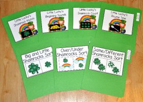 St. Patrick's Day File Folder Games Mini-Bundle
