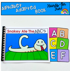 "Snakey Ate The ABC's" Adapted Book And Activities