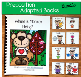 Preposition Adapted Books Growing Bundle