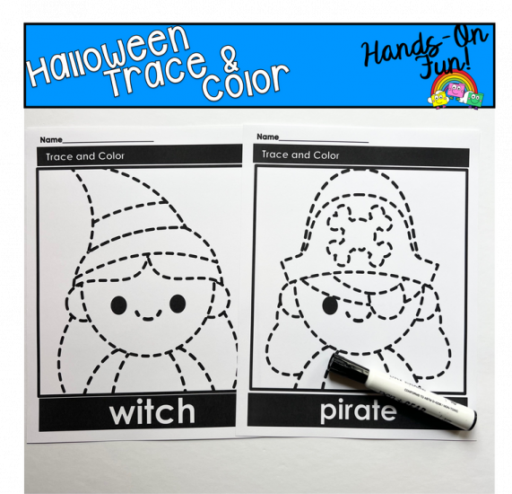 Halloween Tracing Activities 2