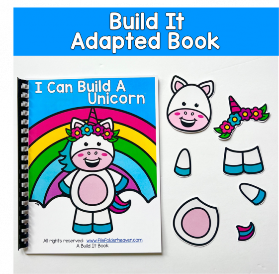 Build It Adapted Book: I Can Build A Unicorn 1