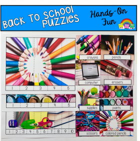 Back To School Puzzles (With Real Photos)