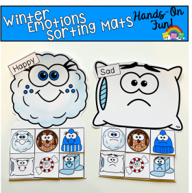 Winter (ish) Emotions Sorting Mats 3