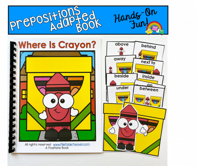 Where Is Crayon Adapted Book And Activities