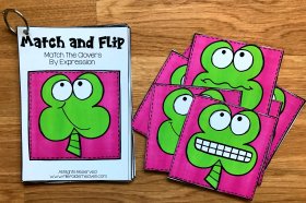 St. Patrick's Day Match and Flip Books