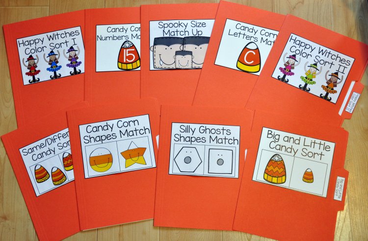 Halloween File Folder Games Mini-Bundle - Click Image to Close