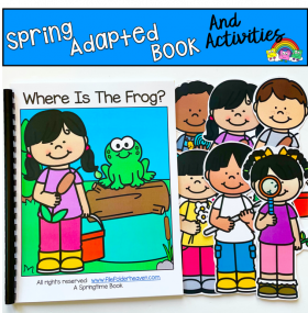 Spring Adapted Book: "Where Is The Frog?"