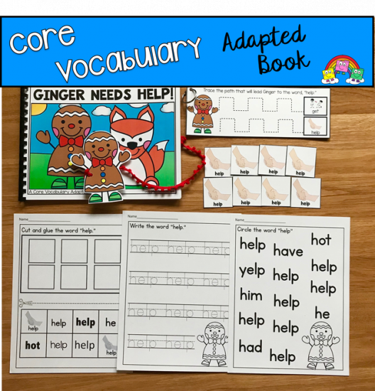 \"Ginger Needs Help!\" (Working With Core Vocabulary)