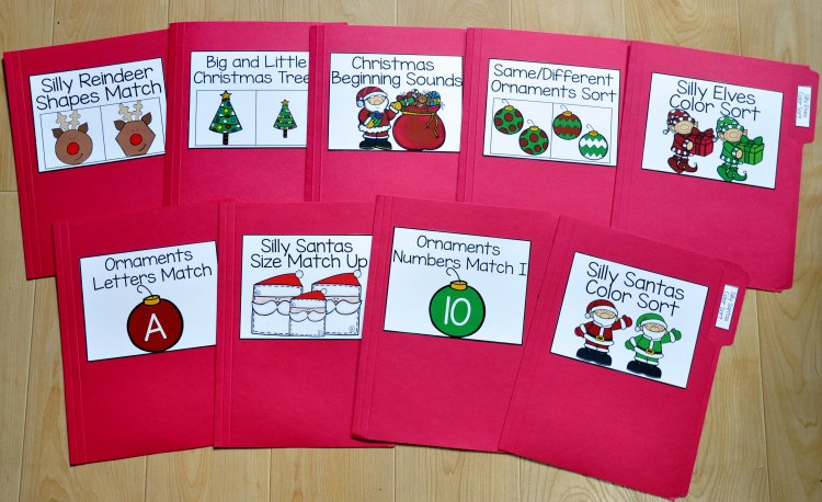 Christmas File Folder Games Mini-Bundle - Click Image to Close