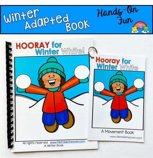 Winter Adapted Book With Movement