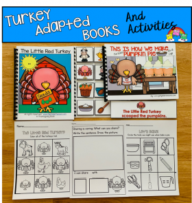 Turkey Adapted Books And Activities: "The Little Red Turkey"