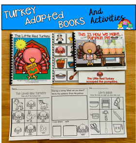 Turkey Adapted Books And Activities: "The Little Red Turkey"