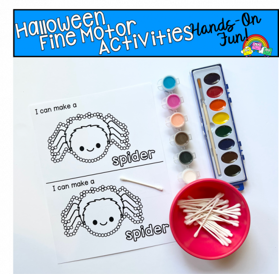 Halloween Fine Motor Q-Painting