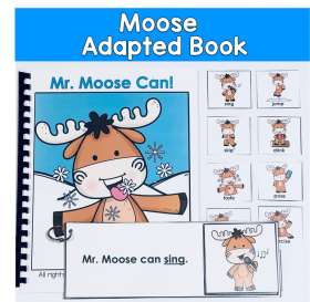 Moose Adapted Book For Verbs And The Core Word CAN