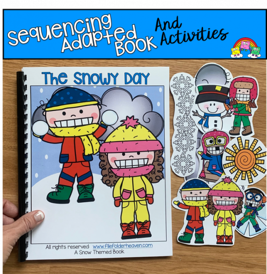 \"The Very Snowy Day\" Adapted Book And Activity Sets