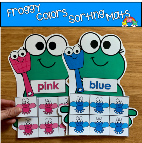Froggy Colors Sorting Mats